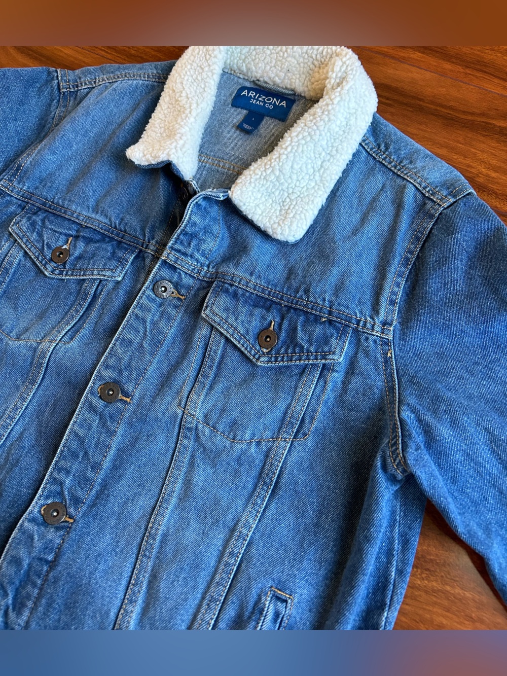 Denim Sherpa Jacket
